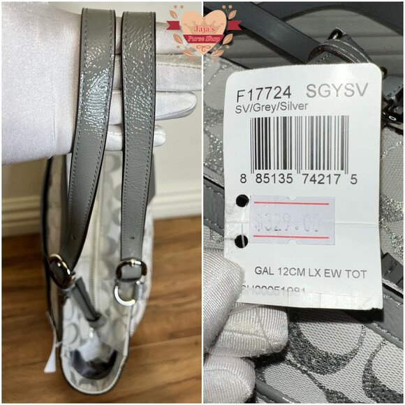 🤍Coach Signature Canvas Metallic-C’s Purse🤍 - Picture 4 of 16